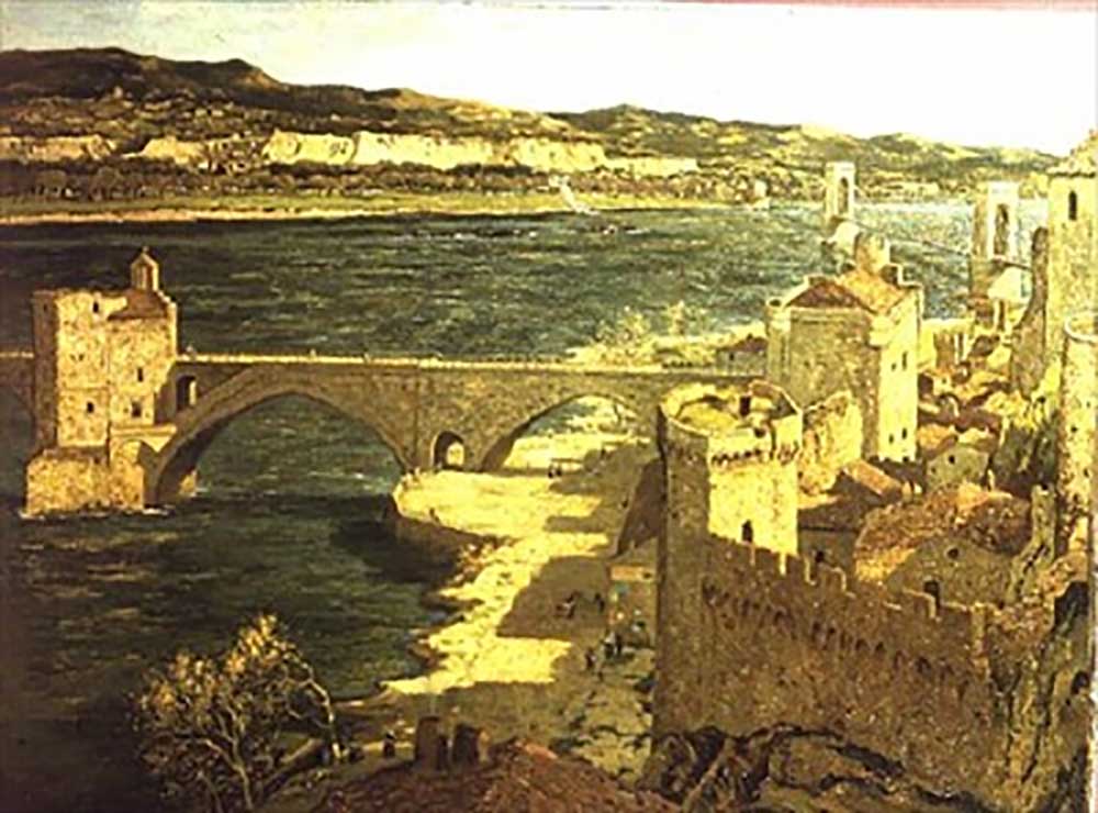 View of Avignon a George Graham
