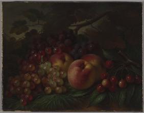 Peaches, Grapes and Cherries