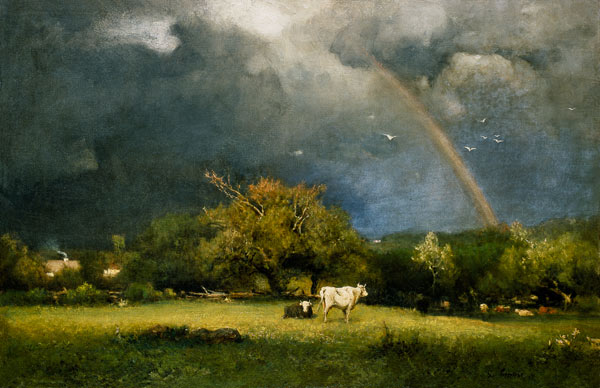 After the thunderstorm a George Inness