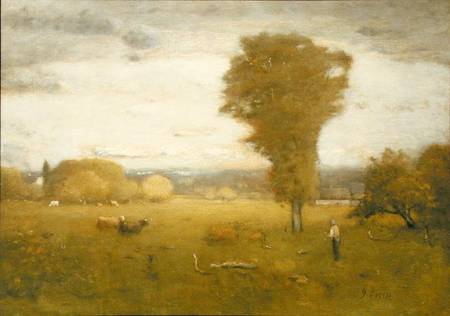 Sunlit Pasture a George Inness