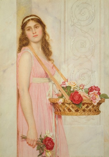 The Flower Seller a George Lawrence Bulleid