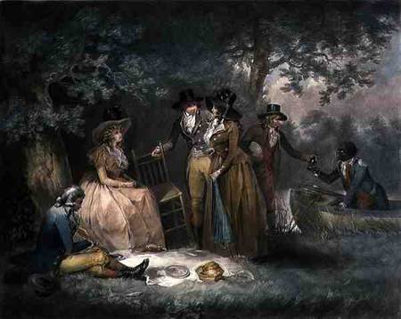 The Anglers' Repast, engraved by William Ward (1766-1826), pub. by J.R. Smith a George Morland