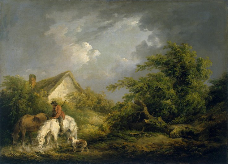 Before a Thunderstorm a George Morland