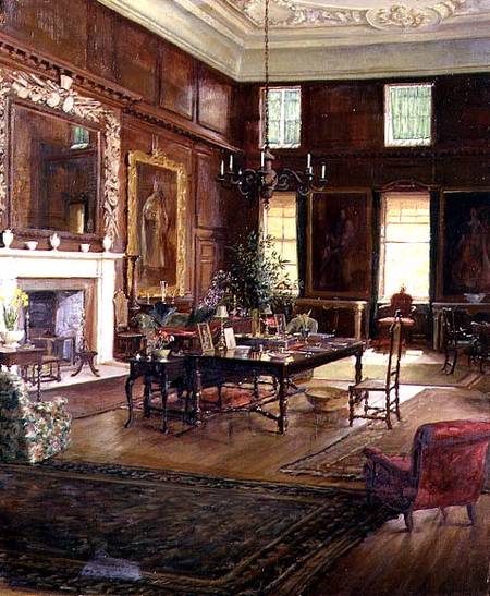 Interior of the State Room, Governor's House, Royal Hospital, Chelsea a George Percy Jacomb-Hood