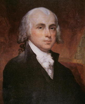 James Madison (1751-1836) (colour litho) a George Peter Alexander Healy