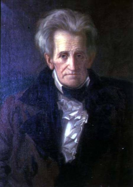 Portrait of Andrew Jackson (1767-1845) seventh President of the United States of America (1829-1837) a George Peter Alexander Healy