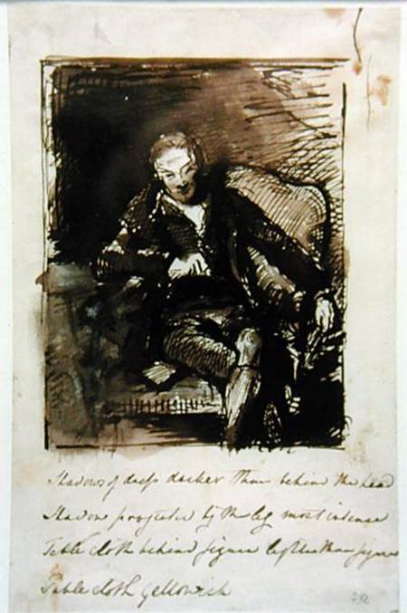 Study for a portrait of William Wilberforce (1759-1833) a George Richmond