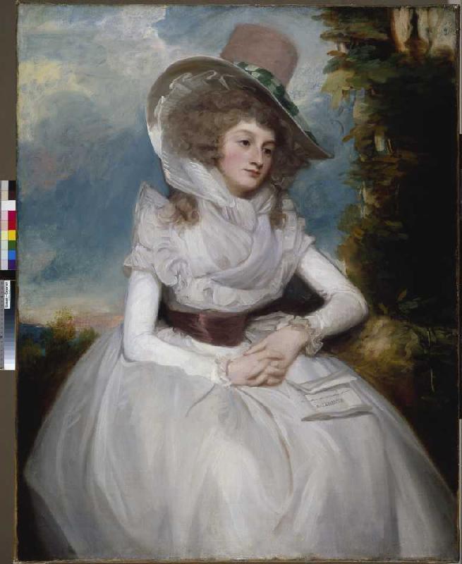 Portrait the Catherine Clements. a George Romney