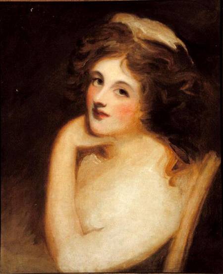 Lady Hamilton a George Romney