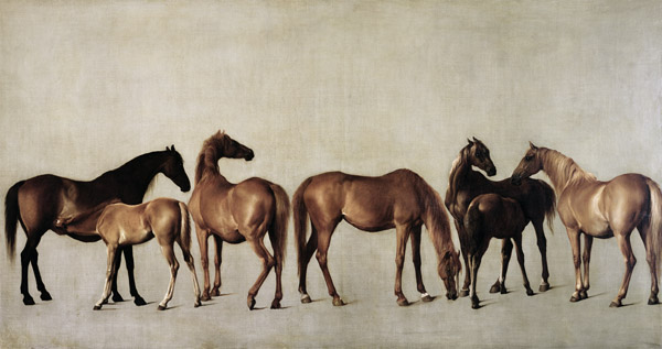 Mares with Foals a George Stubbs