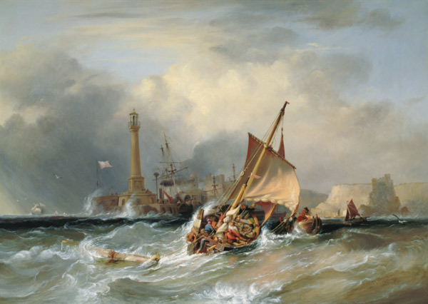 Lugger Entering Margate a George the Elder Chambers