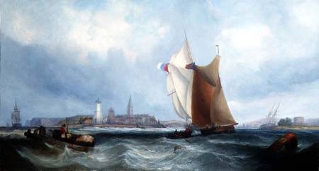 Shipping off the French Coast a George the Elder Chambers