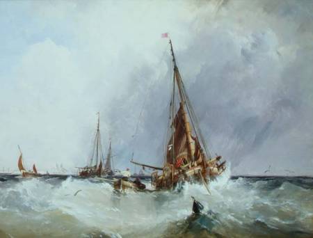 Shipping in the Solent a George the Elder Chambers