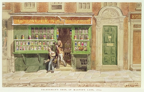 Colourman''s Shop, St Martin''s Lane a George the Elder Scharf