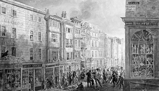 The Strand from the corner of Villiers Street a George the Elder Scharf