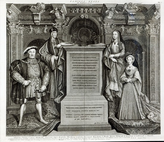 Familia Regia, or The Family of Henry VIII a George Vertue