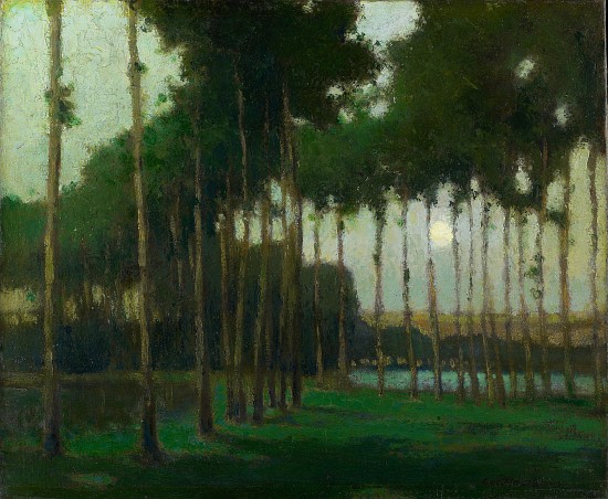 Moonlight Landscape a George Elmer Browne