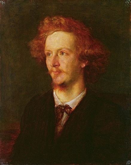 Portrait of Algernon Charles Swinburne (1837-1909) 1867 a George Frederic Watts