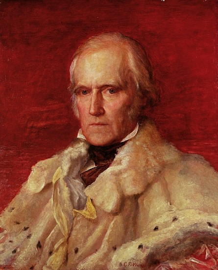 Portrait of Stratford Canning (1786-1880), Viscount Stratford de Redcliffe (1856-7) a George Frederic Watts