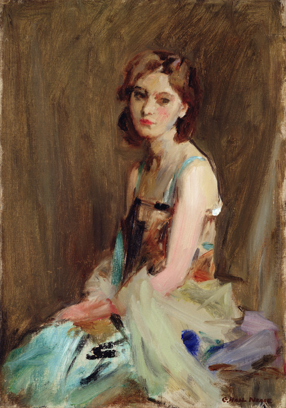 Study of a Young Woman a George Hall Neale