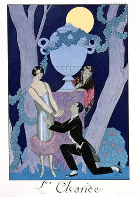 Avarice, 1924 (pochoir print) a Georges Barbier