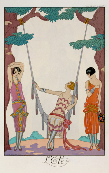 Summer, from 'Gazette du Bon Ton', 1925 a Georges Barbier