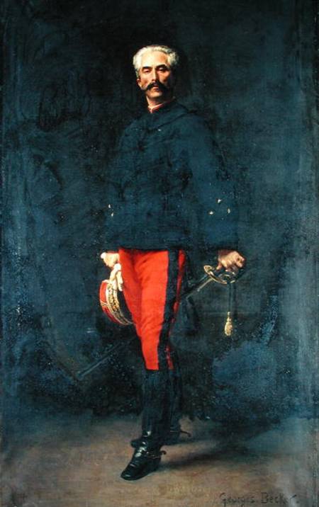 General Gaston Auguste (1830-1909) Marquis de Gallifet a Georges Becker