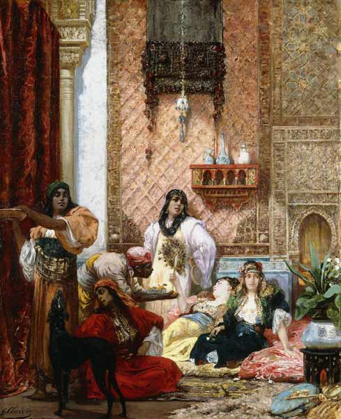 Die Lieblingsdamen des Sultans a Georges Clairin