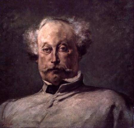 Portrait of Alexandre Dumas fils (1824-95) a Georges Clairin