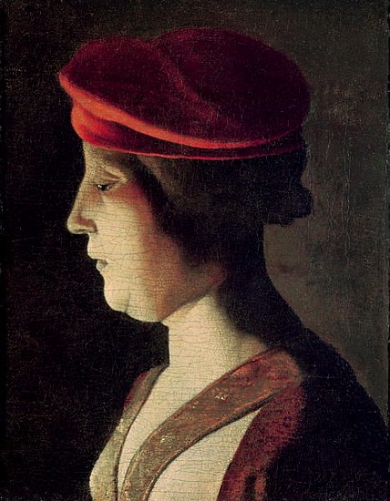 Head of a Woman a Georges de la Tour