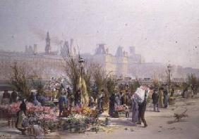 Flower Market by the Seine