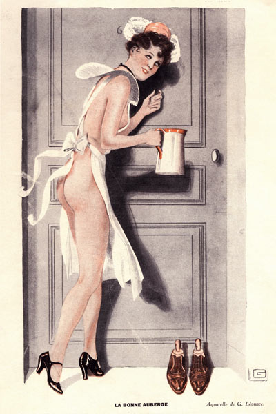 Front cover of ''Le Sourire'' (colour litho)  a Georges Leonnec
