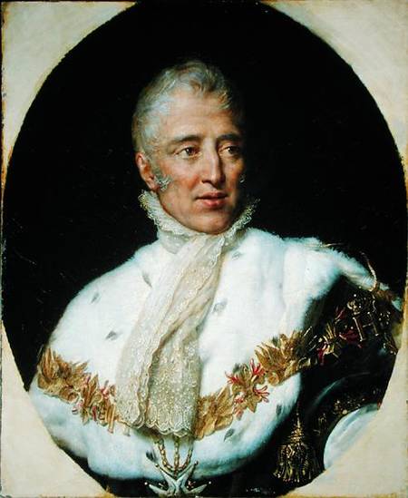 Portrait of Charles X (1757-1836) King of France a Georges Rouget