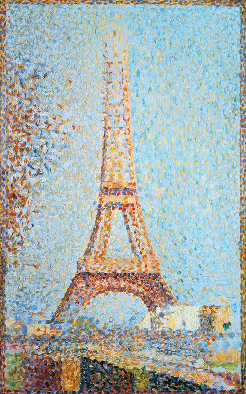 The Eiffelturm a Georges Seurat