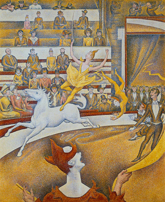 The circus a Georges Seurat