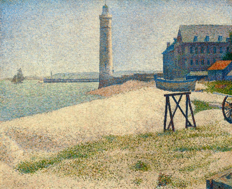 Lighthouse of Honfleur a Georges Seurat