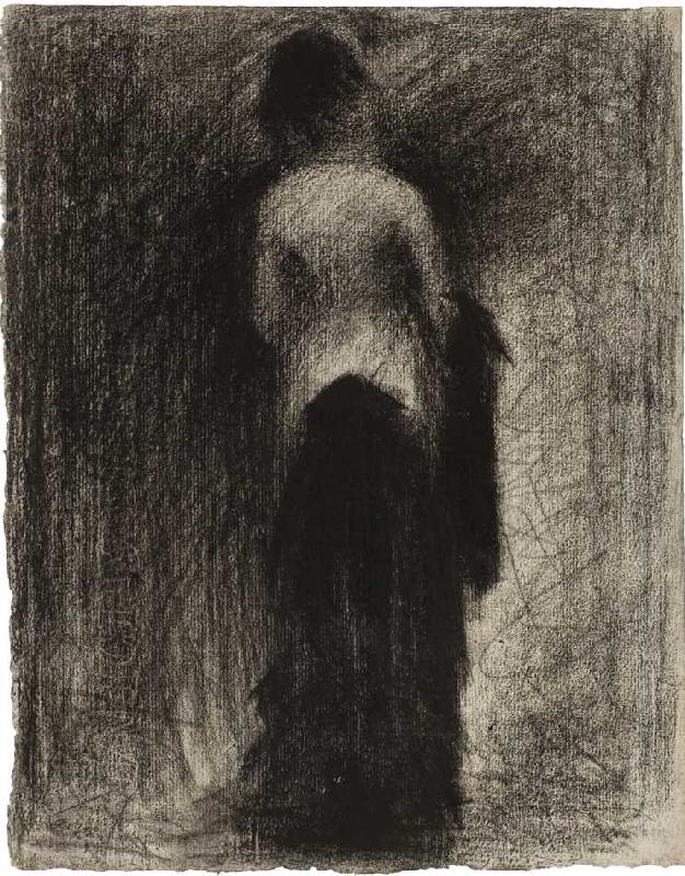 Der Spaziergang (La promenade) a Georges Seurat