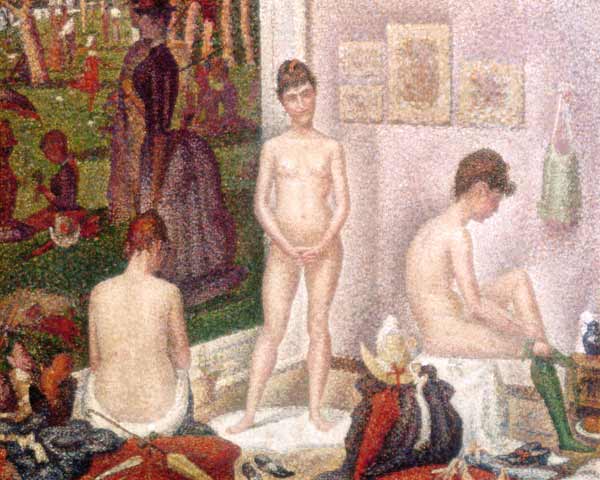 The models a Georges Seurat
