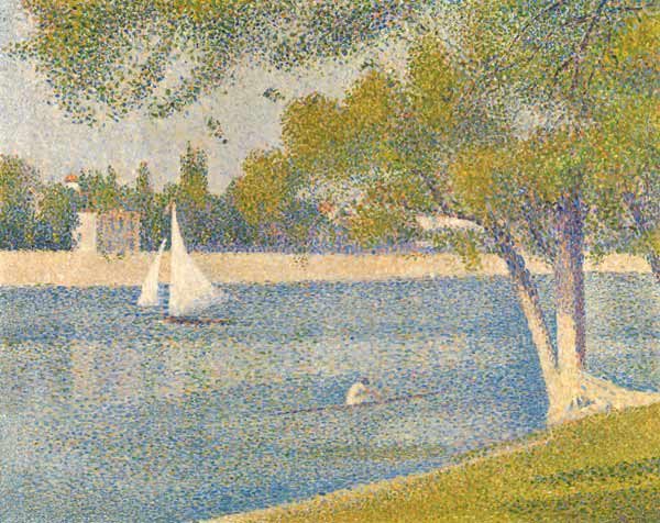 His at Courbevoie I a Georges Seurat