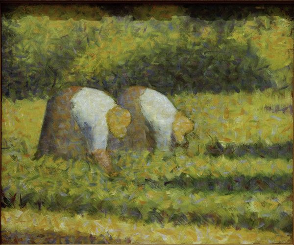 G.Seurat, Bäuerinnen bei der Arbeit a Georges Seurat