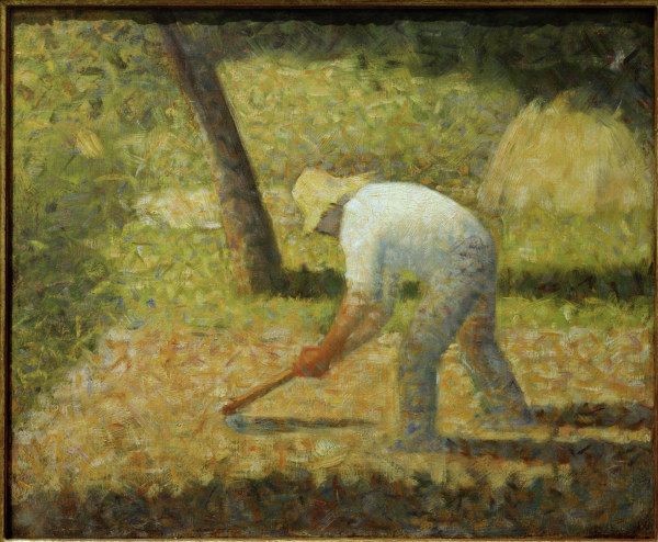 G.Seurat, Bauer mit Hacke a Georges Seurat