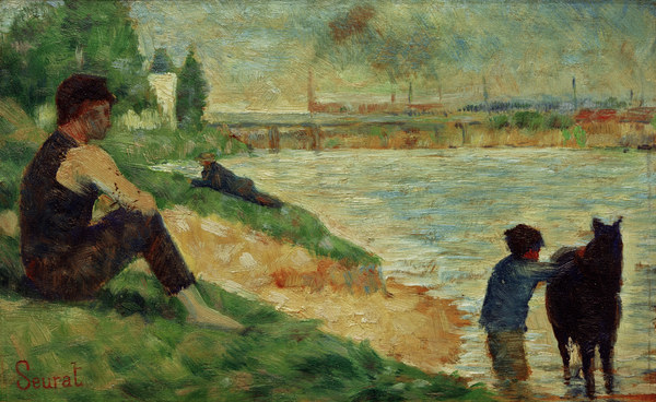 G.Seurat, Knaben mit Pferd a Georges Seurat