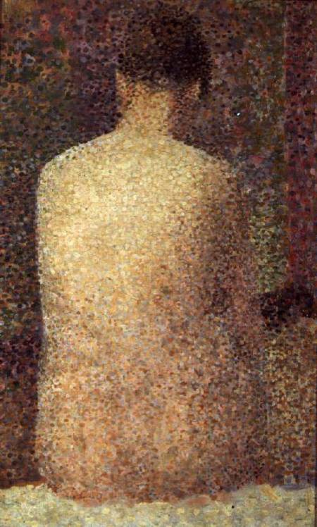 Model from the Back a Georges Seurat