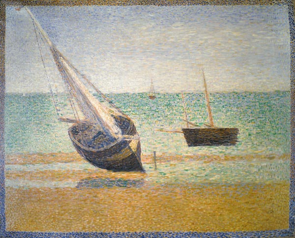 Low Tide at Grandcamp a Georges Seurat