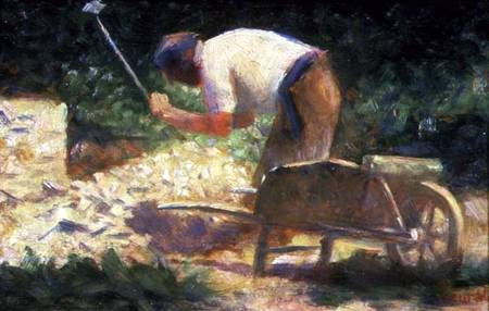 The Stone Breaker a Georges Seurat