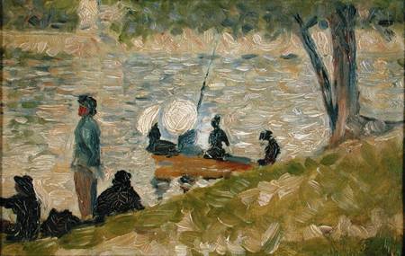 Study for A Sunday Afternoon on the Island of La Grande Jatte a Georges Seurat
