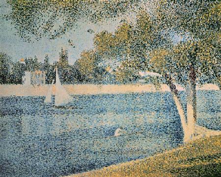 Seurat / Seine near Grande Jatte / c1887