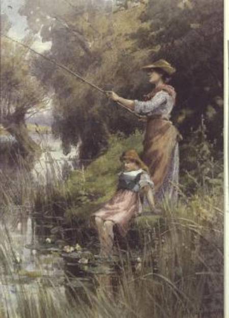 Fishing a Georgina M. de l' Aubiniere