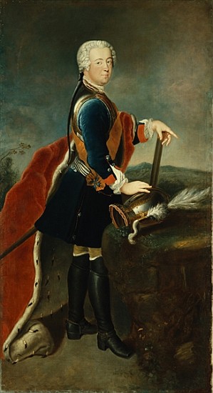 The Crown Prince Frederick II, c.1736 a Georg Wenceslaus von Knobelsdorff