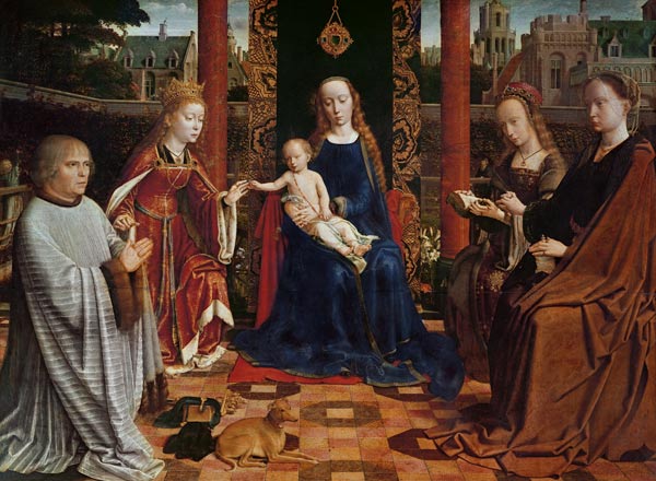 The Virgin and Child with Saints and Donor a Gerard David